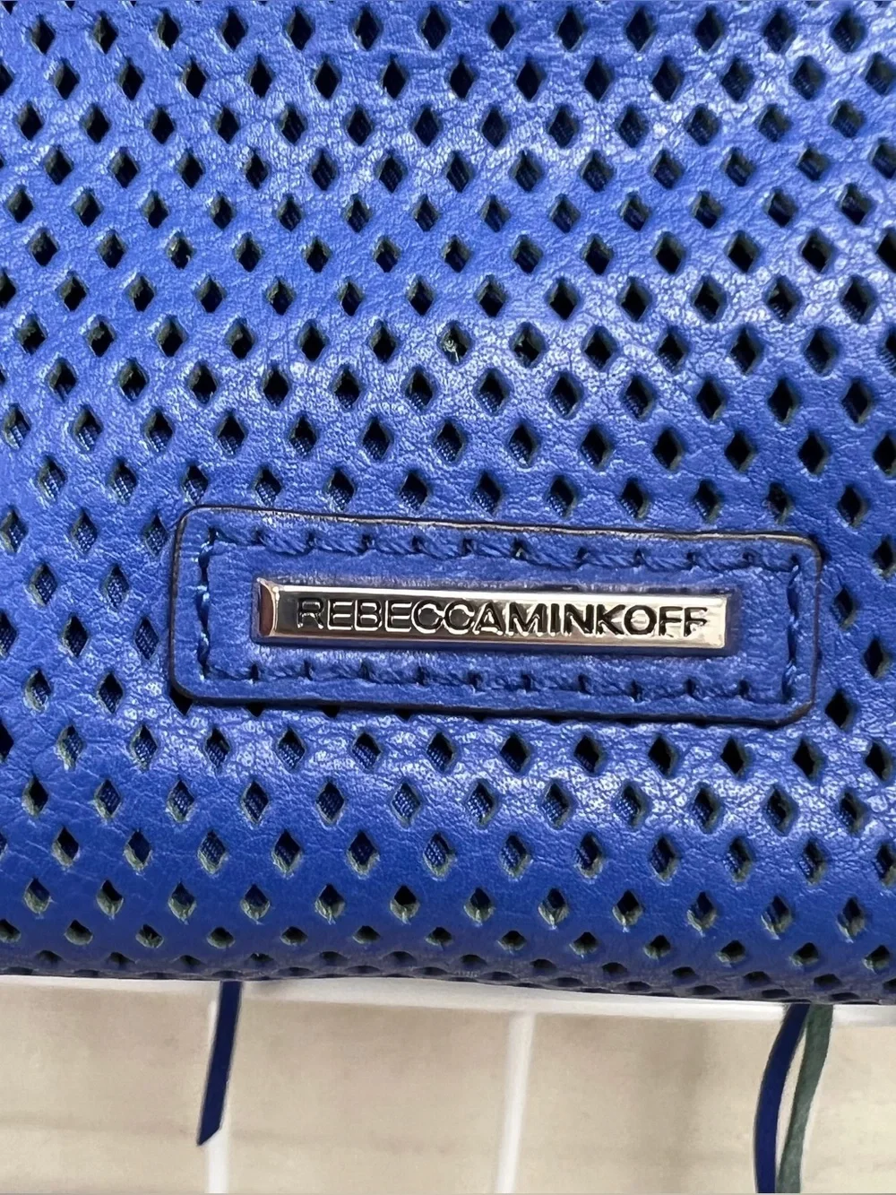 Rebecca Minkoff Blue Micro Moto Satchel